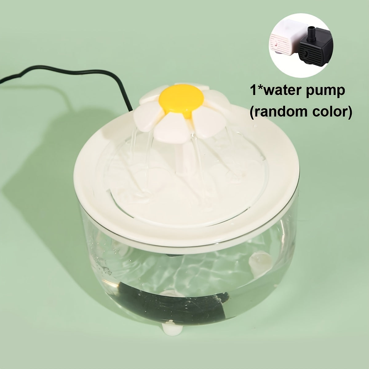 Cat Water Fountain 50oz USB Powered – Ultra Quiet BPA-Free Pet Drinking Fountain for Cats & Small Animals, No Battery, Easy to Clean