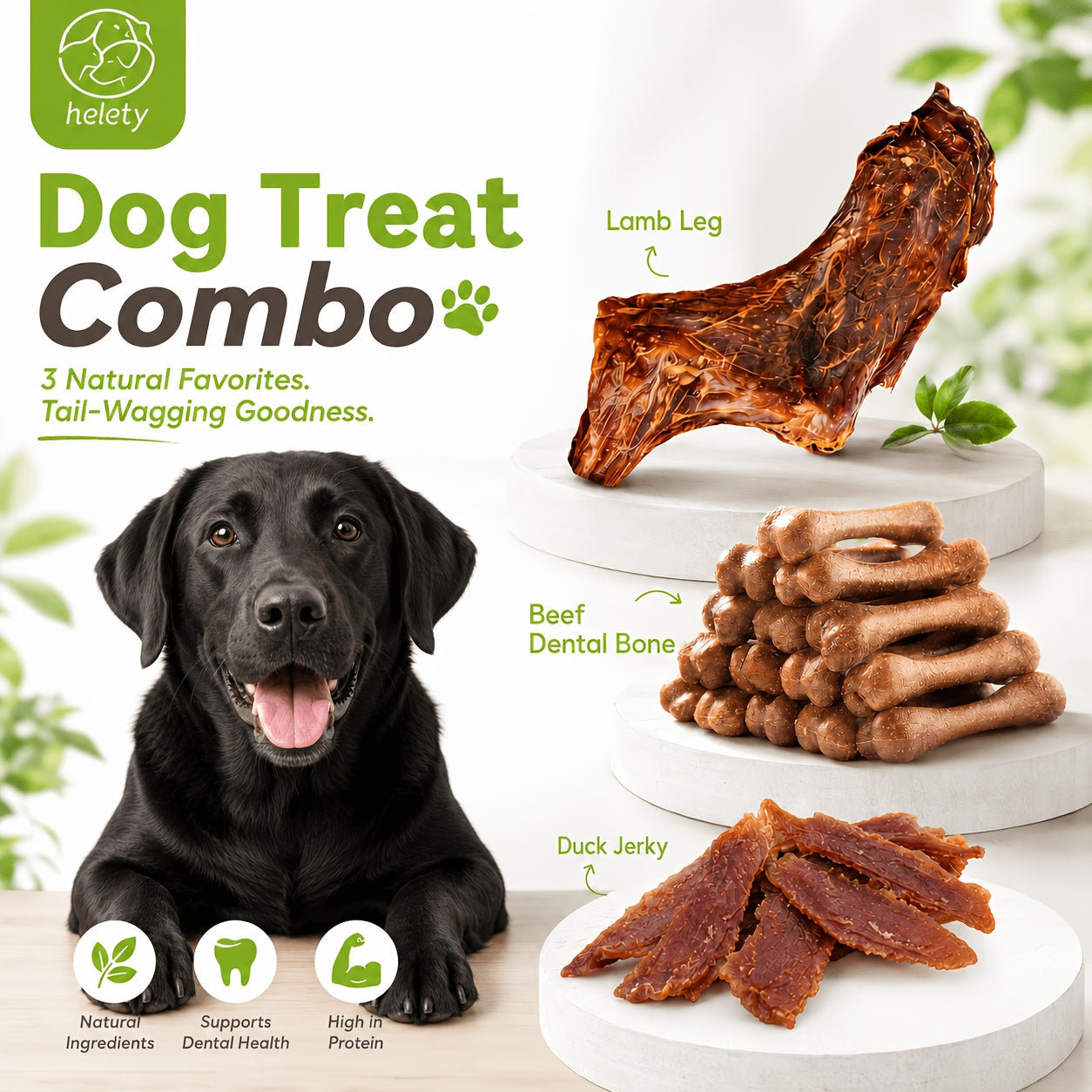 Duck Jerky Dog Treats – Chewy Natural Duck Snacks for Training & Daily Rewards, High Protein Meat Treats for Puppies & Adult Dogs, Small Medium Large Breeds, 4oz / 7oz / 1.5lb