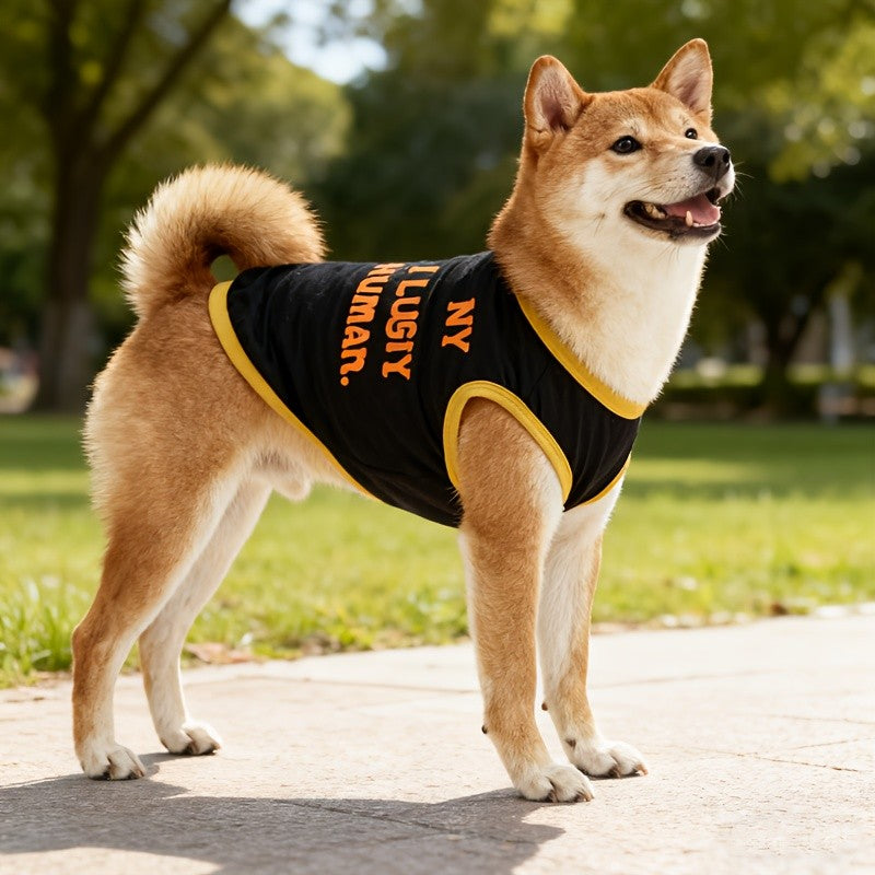 8-Pack Sleeveless Dog Shirts for Small Dogs Breathable Graphic Pet Vests – Lightweight All-Season Outdoor Playwear for Small Breeds Sizes XS to XL Mixed Colors