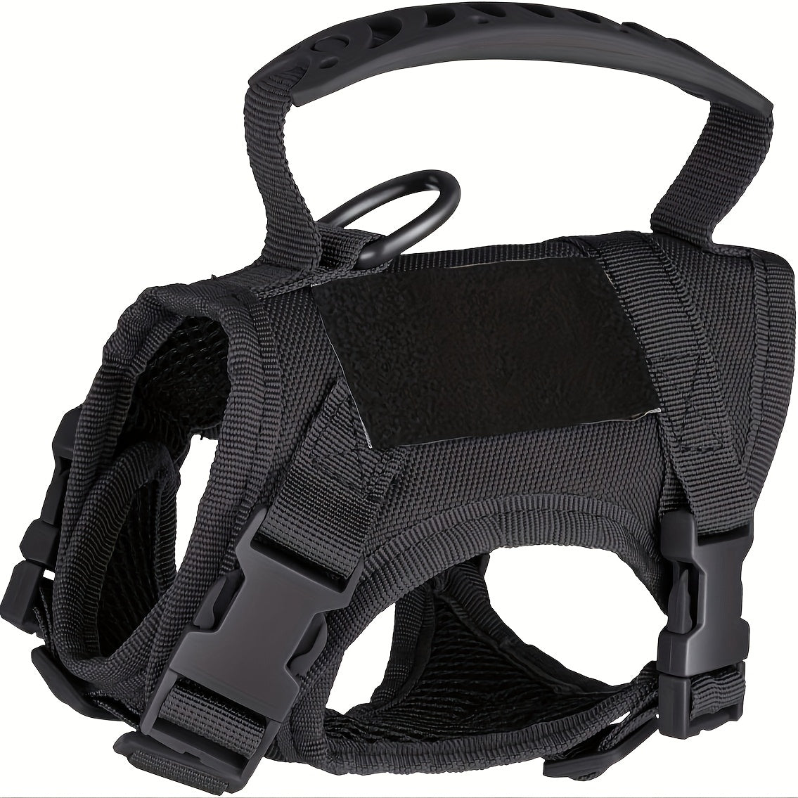 600D Cat Tactical Vest Harness Adjustable - Escape-Proof Chest Strap Vest for Cats & Puppies, Training Walking Outdoor Harness, Black Khaki Red Rose Red Mineral Green Mixed