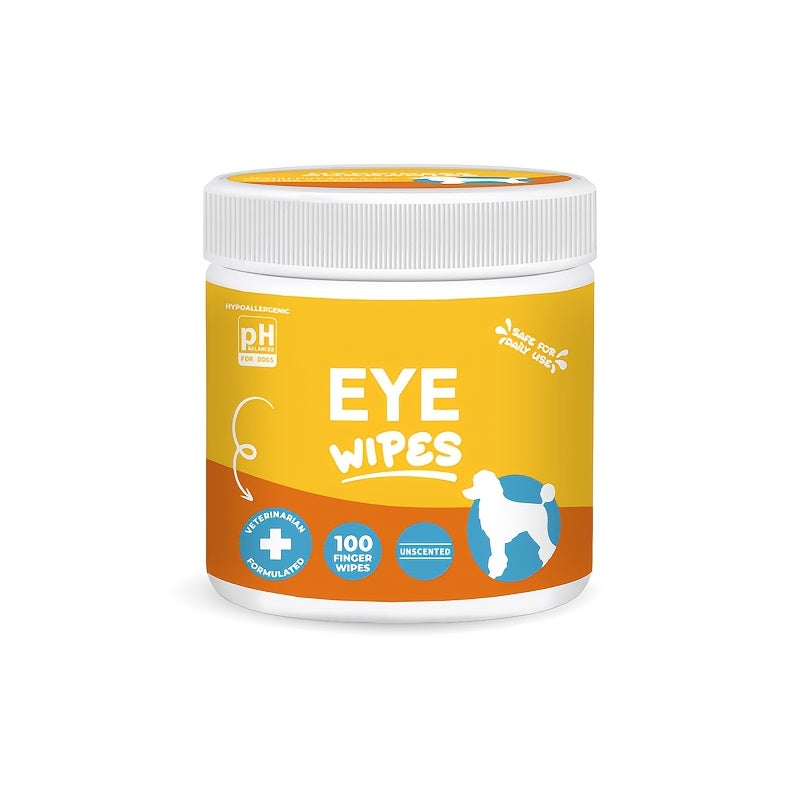 Pet Grooming Wipes for Dogs & Cats - Dental Wipes, Ear Wipes, Eye Wipes & Teeth Cleaning Kit, Coconut Scent, Soothing & Deodorizing for All Breed Sizes