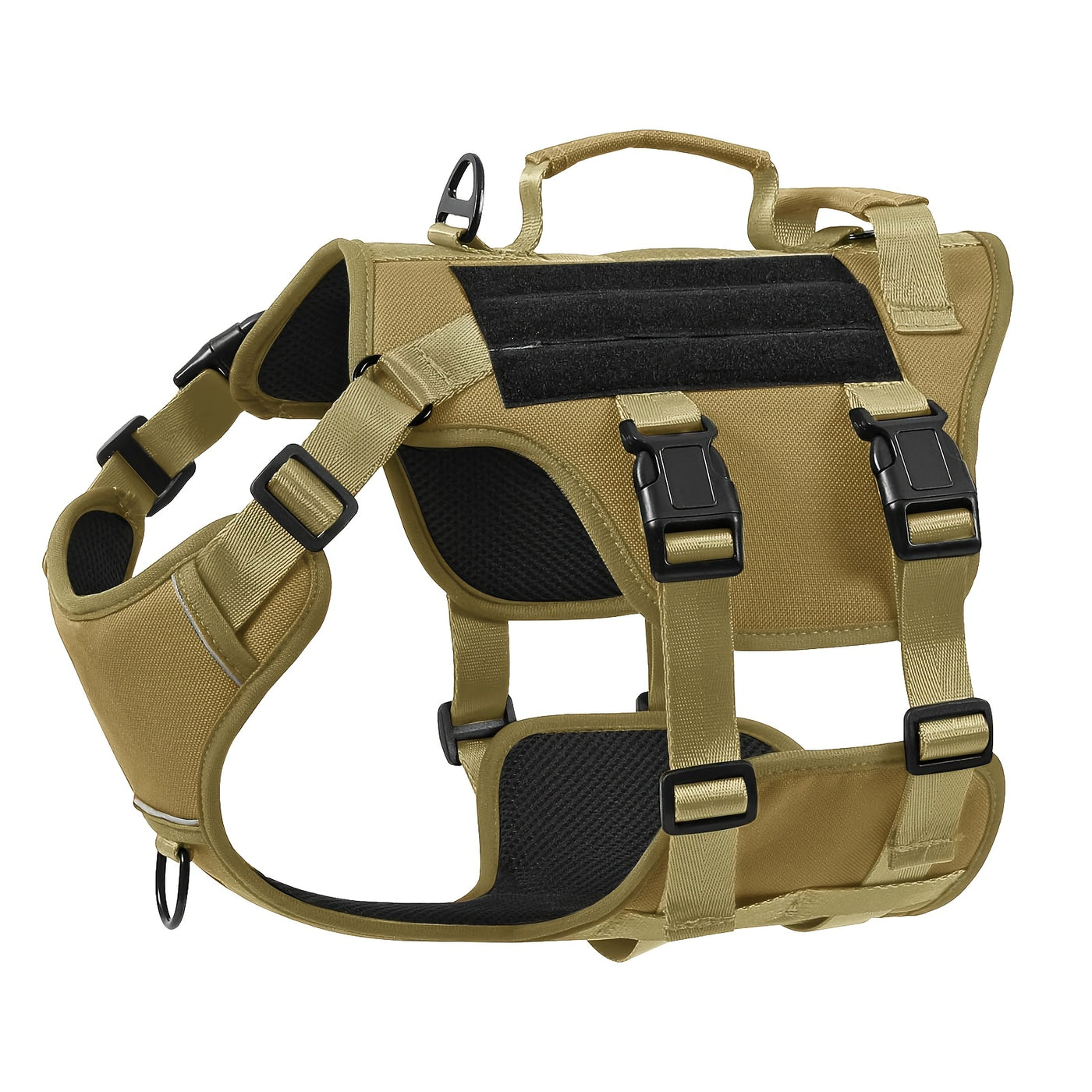 No-Pull Dog Harness Escape Proof Soft Padded Full Body Vest with Lift Handle & Leash Clip – Reflective Adjustable Pet Harness for Large Dogs Walking Hiking Training