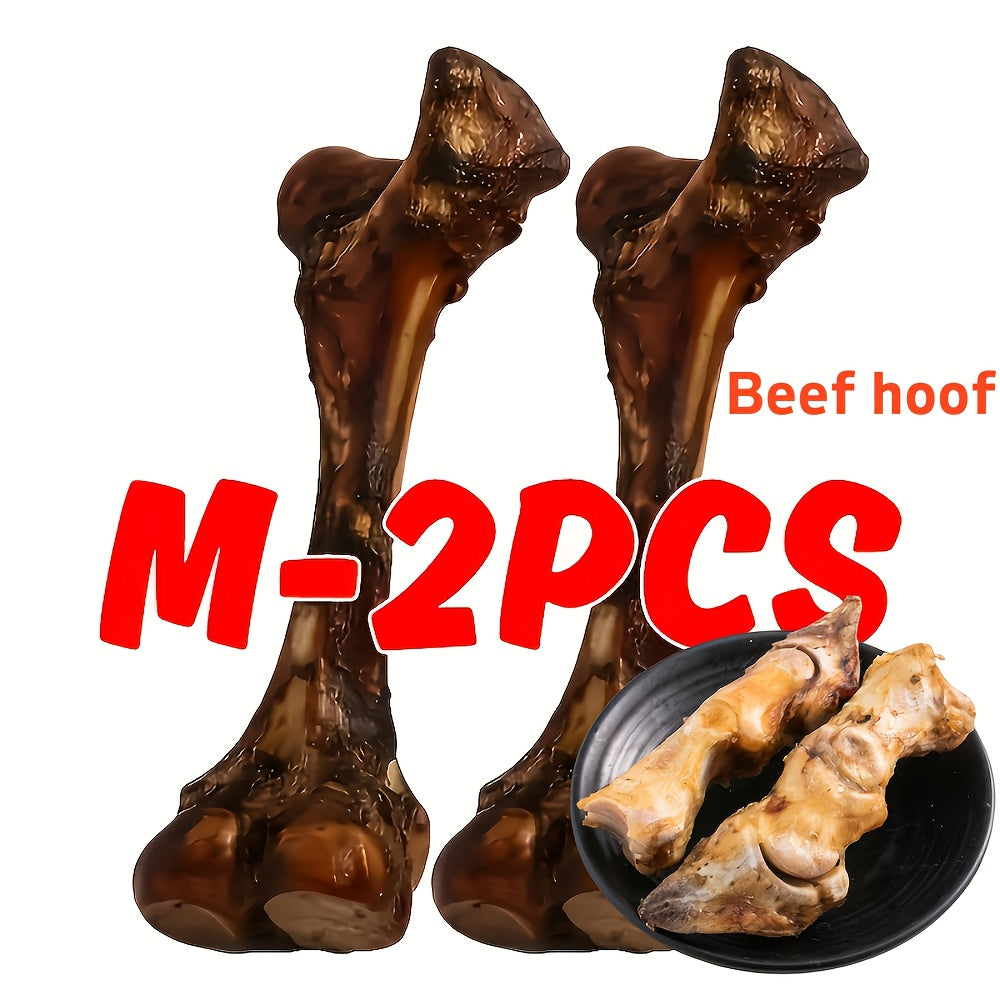 Beef Bones for Dogs Natural Dental Chewing Bone Durable Long Lasting Chew for Aggressive Chewers Teething Puppies Adult Dogs Small Medium Large