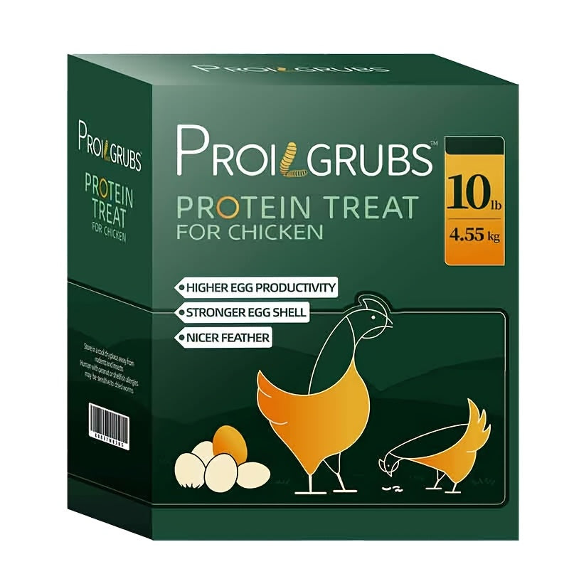 Dried Black Soldier Fly Larvae Chicken Treats – Non-GMO High Protein BSFL Grubs for Backyard Chickens, Stronger Egg Shells & Feather Growth, Layers Broilers Chicks, 5 / 10 / 20 / 30 / 33 lb