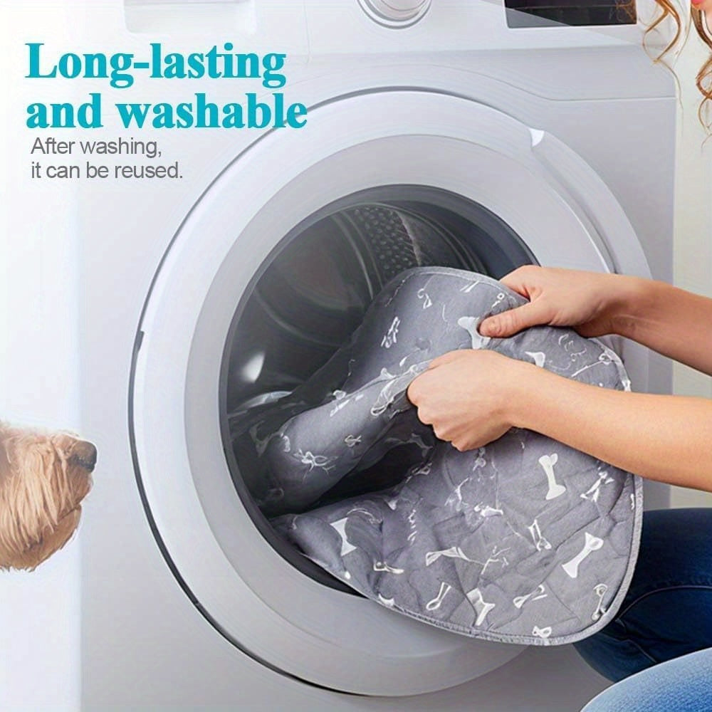 Reusable Washable Dog Pee Pads Upgraded Leak-Proof Odor-Proof Non-Slip Durable Puppy Training Pads Multiple Sizes for Home Travel Easy to Clean
