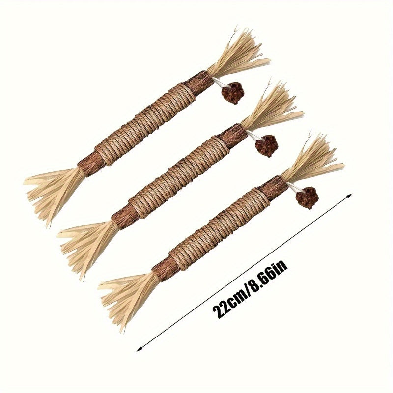 Silver Vine Sticks for Cats 12-Pack – Natural Herb Chewing Sticks for Cat Dental Care, Boredom Relief & Entertainment – Better Than Catnip