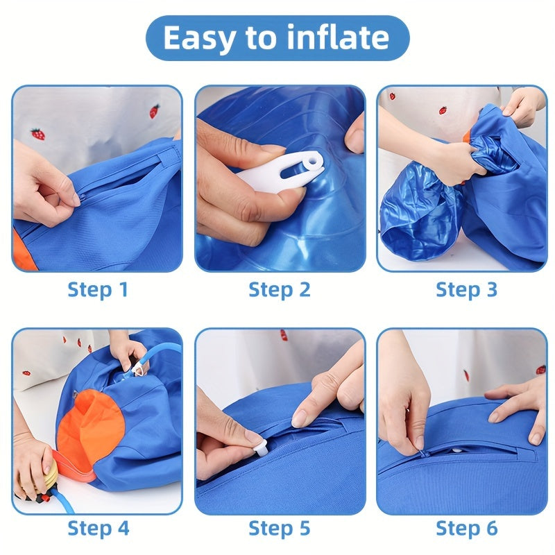 Dog Ball Toy for Small & Medium Dogs – Chew-Resistant Fetch & Training Ball, Independent Play, Shiba Inu Corgi Bulldog Golden Retriever, Blue or Orange