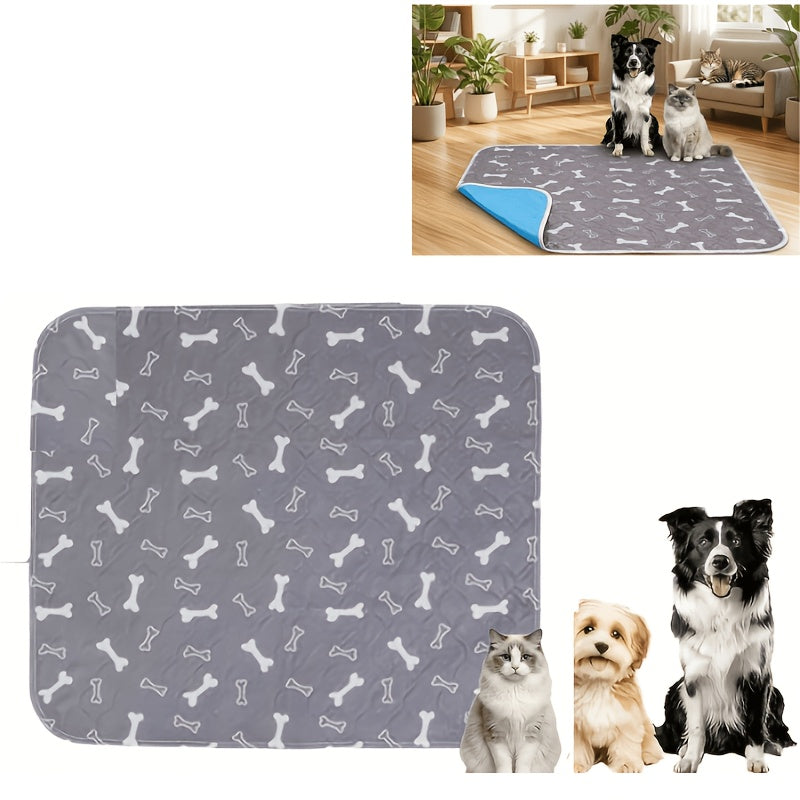 Washable Dog Pee Pads 4-Layer Super Absorbent Leak-Proof Odor Control Reusable Puppy Training Pads Non-Slip Multi-Size