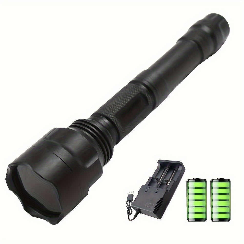 365nm UV Flashlight High Power USB Rechargeable Pet Urine Detector Black Light for Cats Dogs Resin Scorpion Hunting Rockhounding