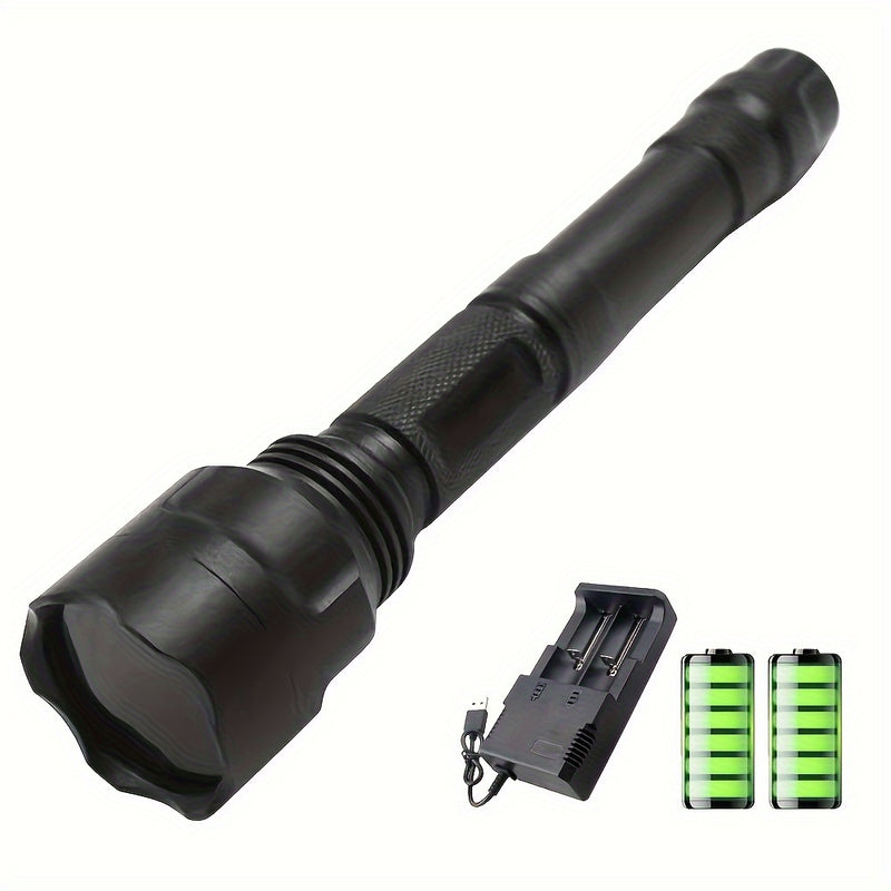 365nm UV Flashlight High Power USB Rechargeable Pet Urine Detector Black Light for Cats Dogs Resin Scorpion Hunting Rockhounding