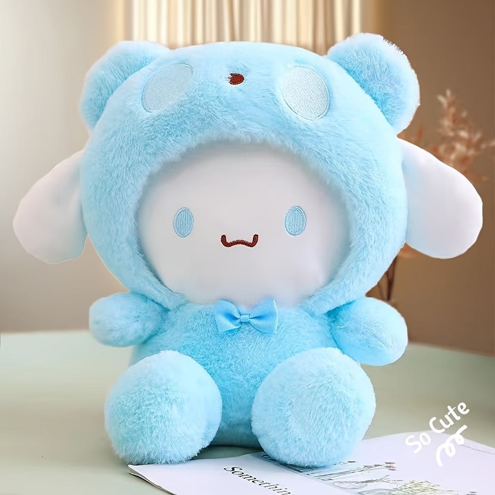 Sanrio Kuromi & Cinnamoroll Plush Dog Toy – Soft Stuffed Animal Chew Toy for Dogs, Cute Character Pet Toy No Battery Required, Purple Blue White Styles