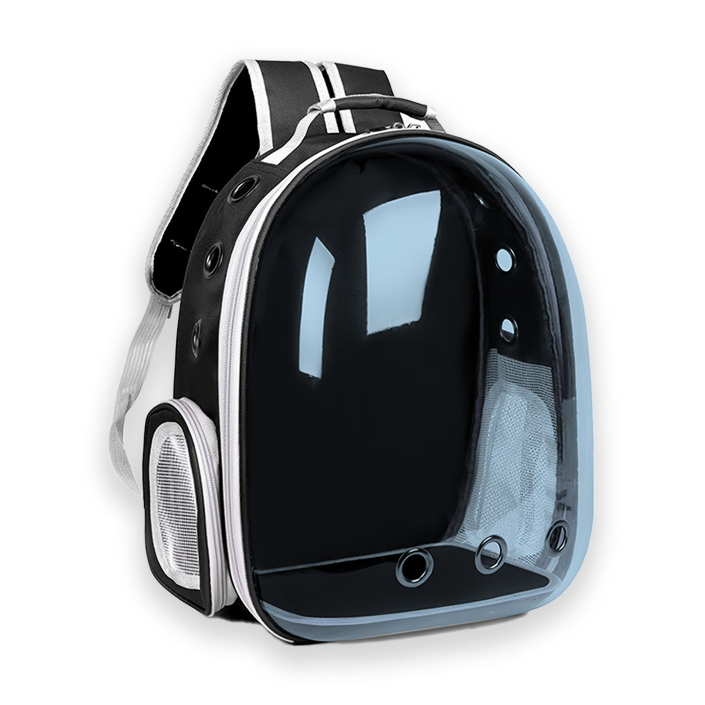Cat Backpack Transparent Space Capsule – Portable Breathable Pet Carrier Bag for Cats & Small Dogs, Airline-Style Travel Bag for Going Out, Bonus Pet Accessories Included